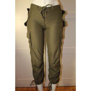 Army Green Cargo Pants Capris
